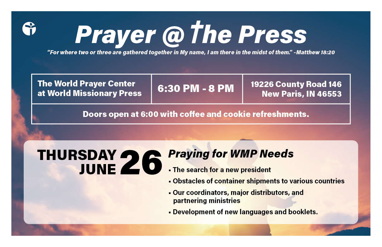 June Prayer at the Press